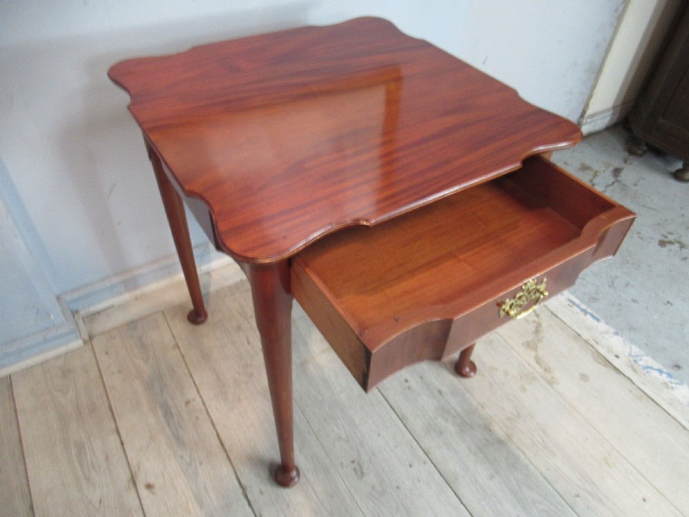 Georgian style mahogany side table  View VI