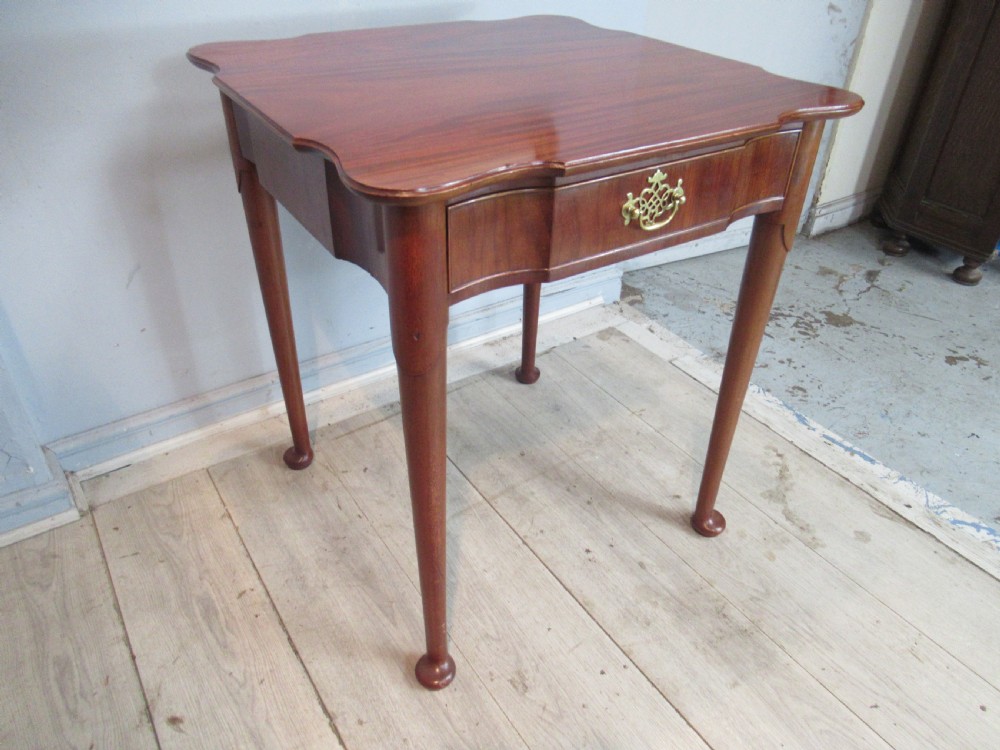 Georgian style mahogany side table  View IX