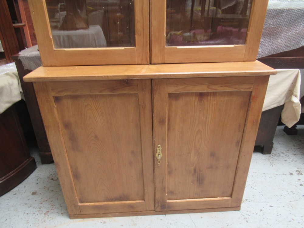 Victorian rustic pine  kitchen cupboard View II