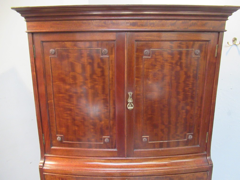 Edwardian  period mahogany tall boy chest View VI