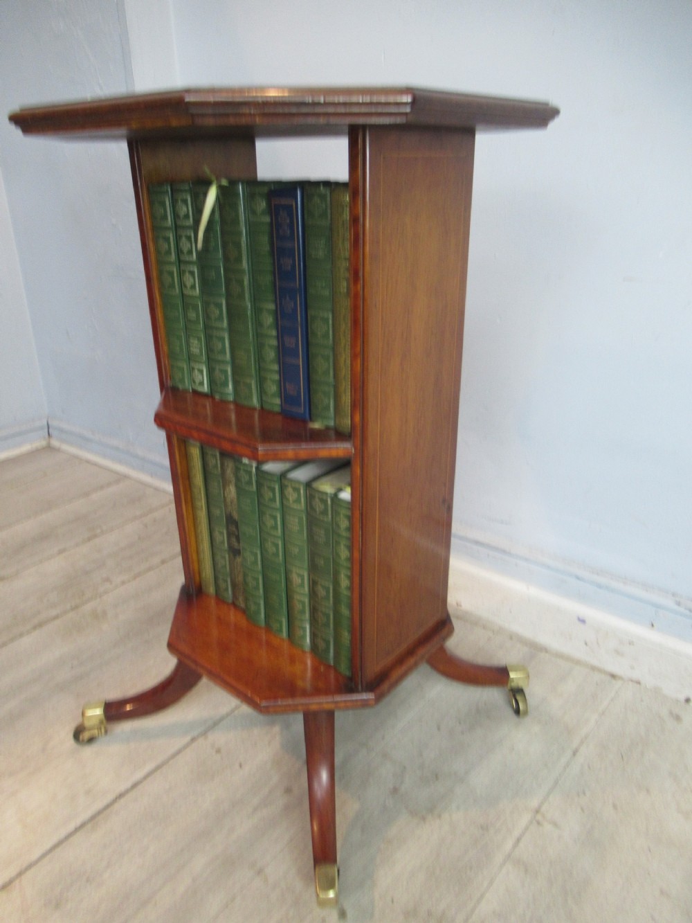  mahogany small size open bookshelf