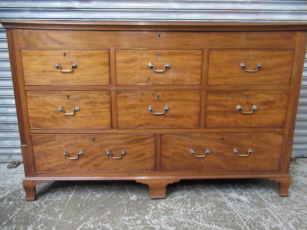 Georgian  mahogany Mule chest  View II