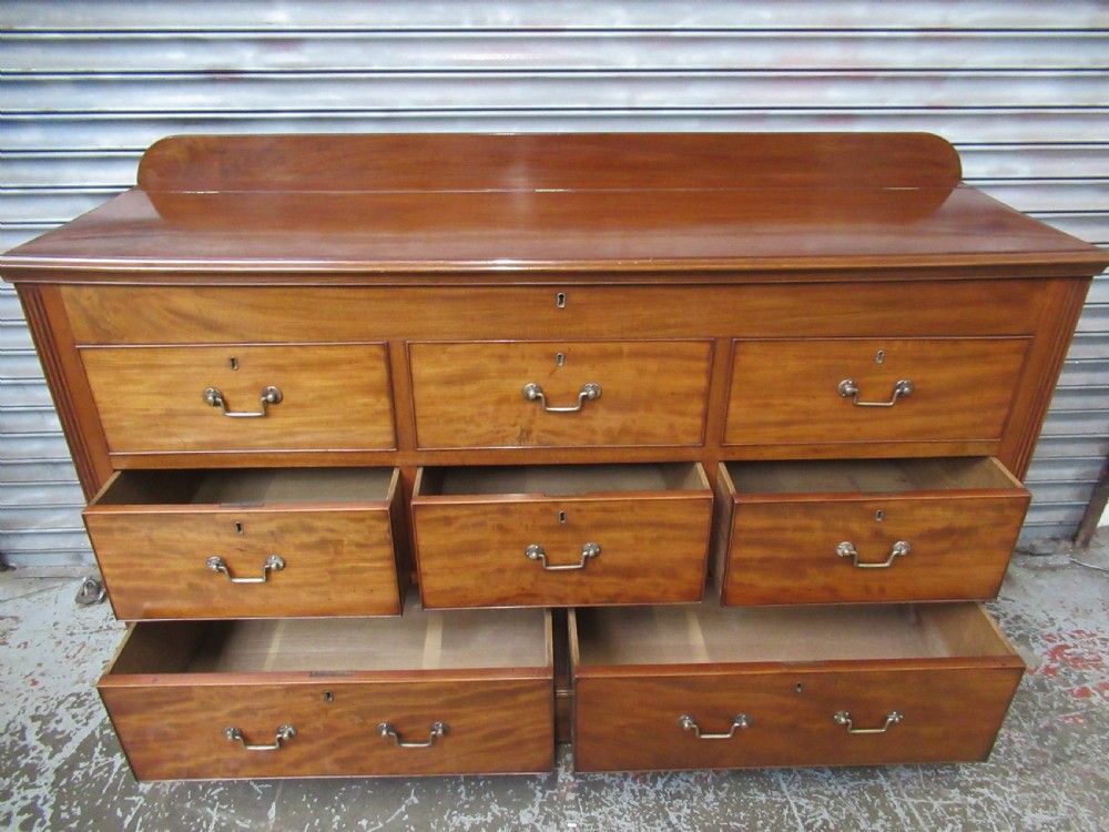 Georgian  mahogany Mule chest  View III