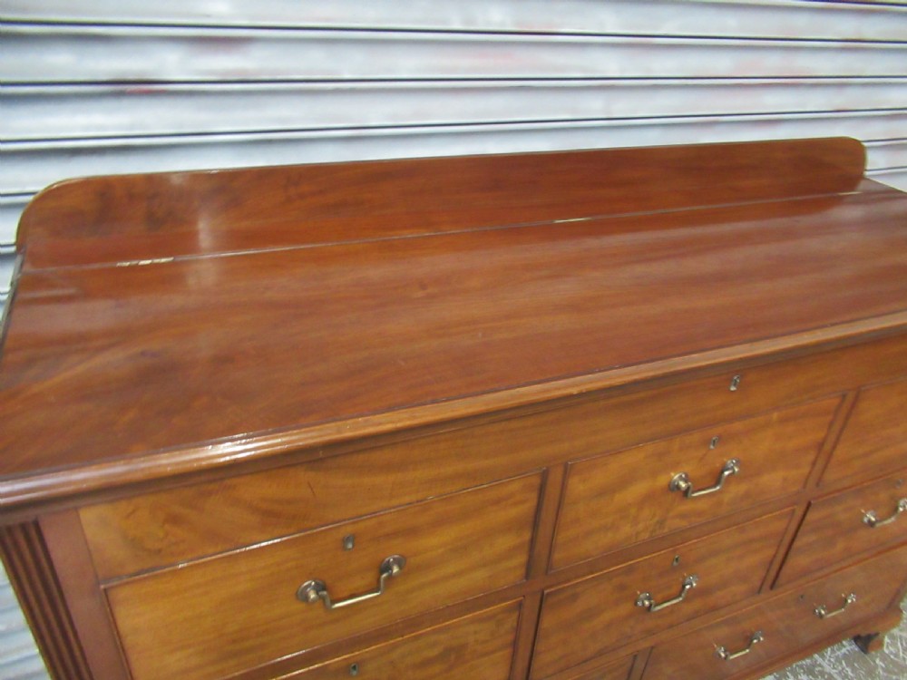 Georgian  mahogany Mule chest  View IX