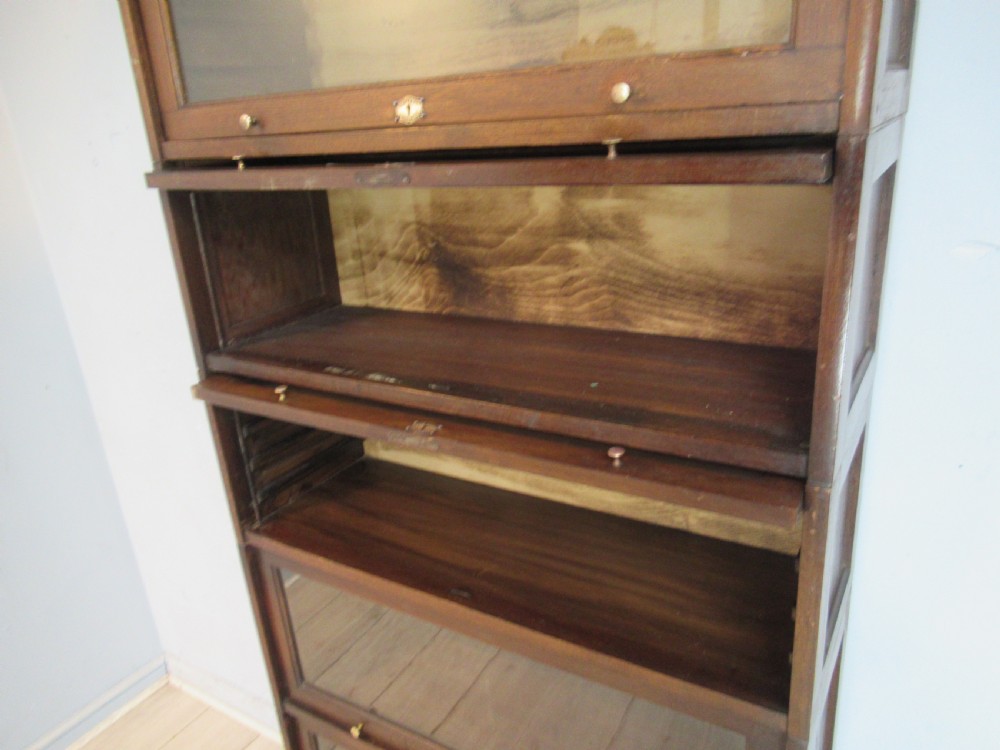 LEBUS   Oak  six tier bookcase View VI