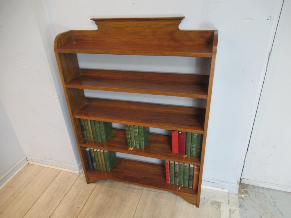 1920s oak open bookcase View VII