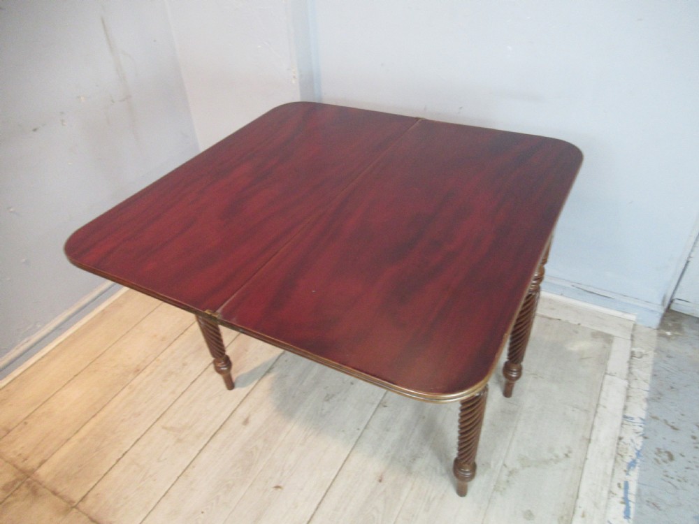 19th century mahogany  fold over tea table  possibly  Scottish View XI