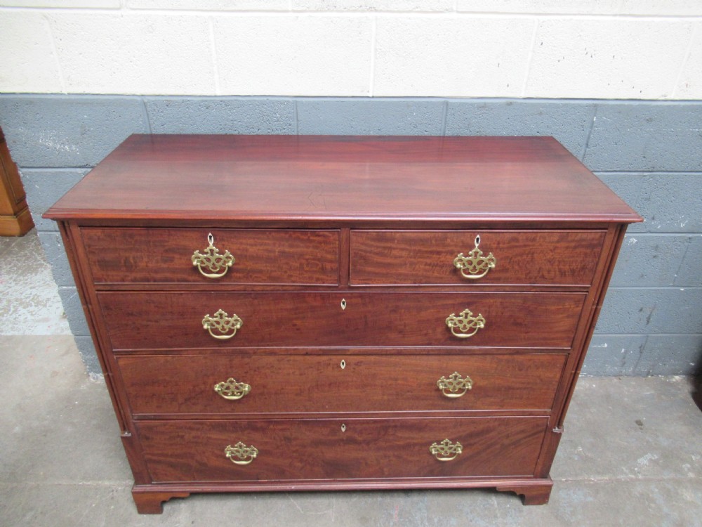 Large  mahogany  chest of drawers View II