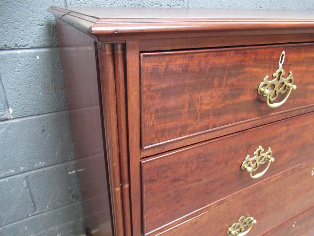 Large  mahogany  chest of drawers View IV
