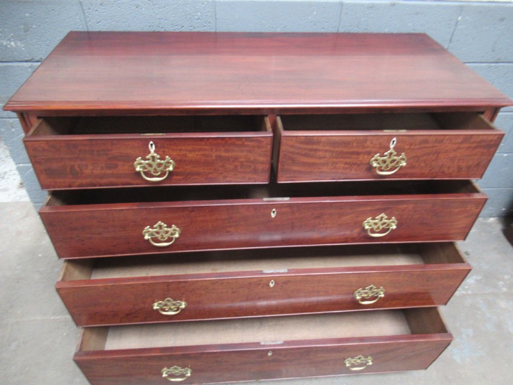 Large  mahogany  chest of drawers View IX