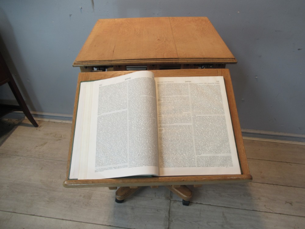 Light oak revolving bookcase  View IX