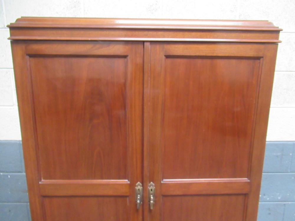 Mahogany single size fitted  wardrobe View V