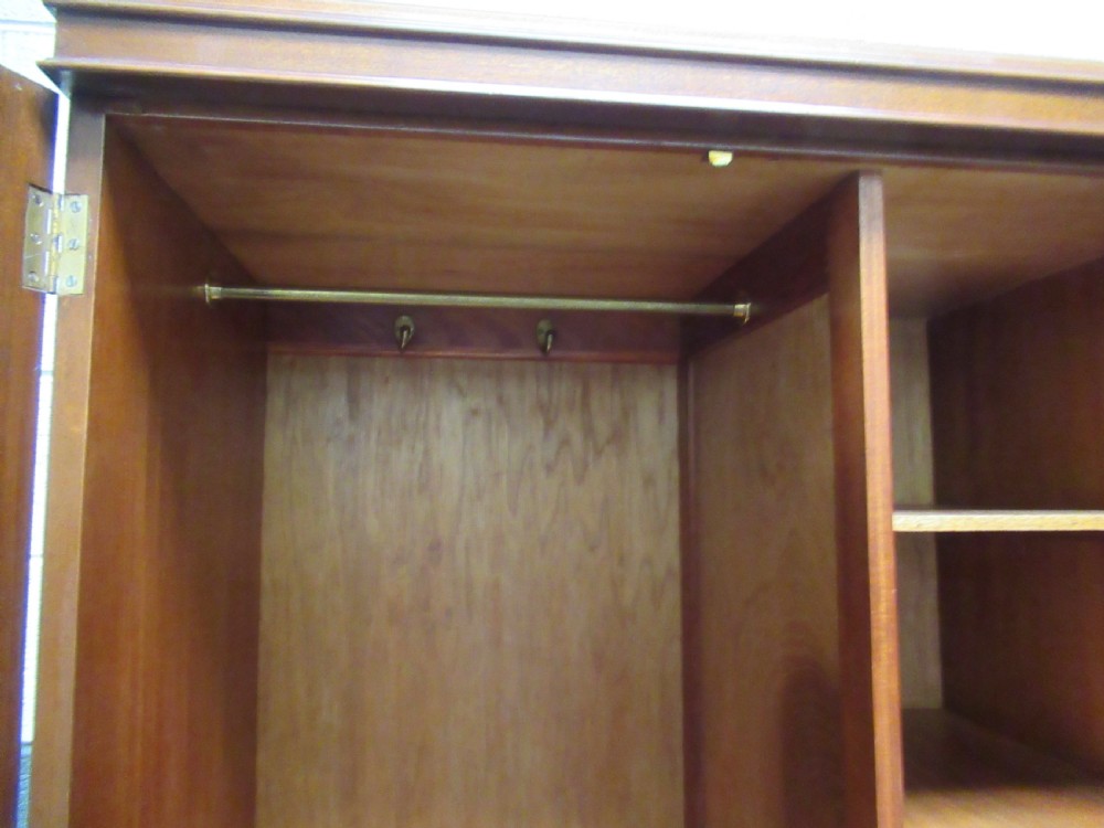 Mahogany single size fitted  wardrobe View VI