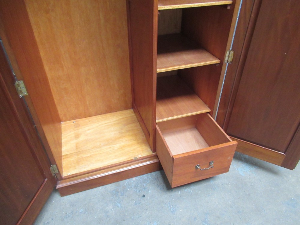 Mahogany single size fitted  wardrobe View VII