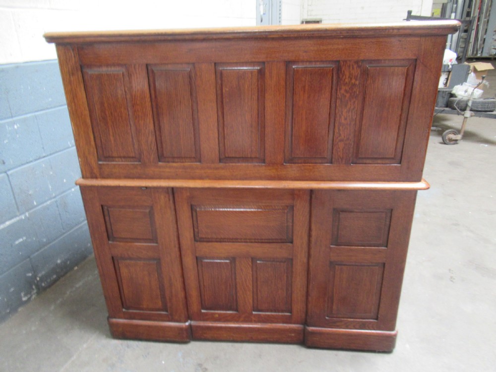 Oak Roll Top desk View XI