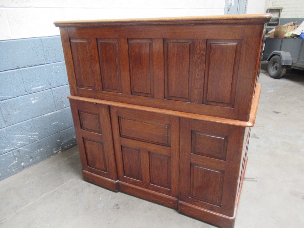 Oak Roll Top desk View XII