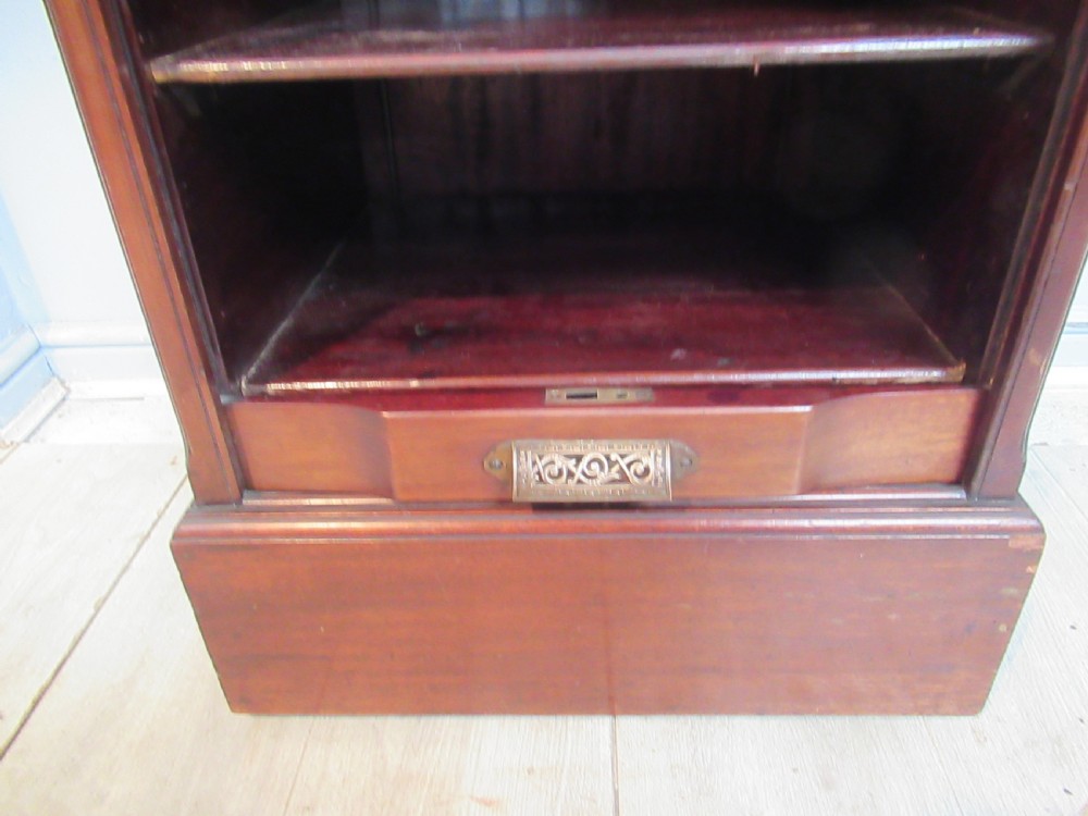 Edwardian mahogany  tambour front file cabinet View VI