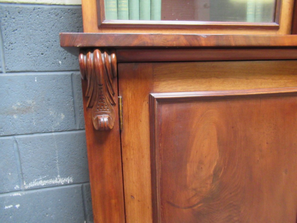 Victorian period mahogany bookcase View V