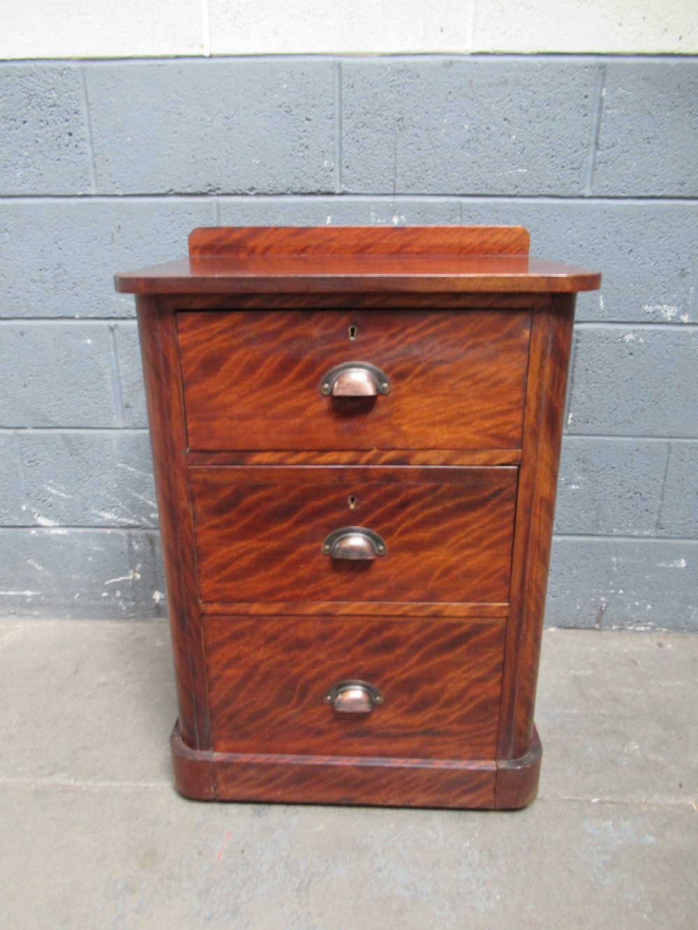 Small Victorian  three drawer chest