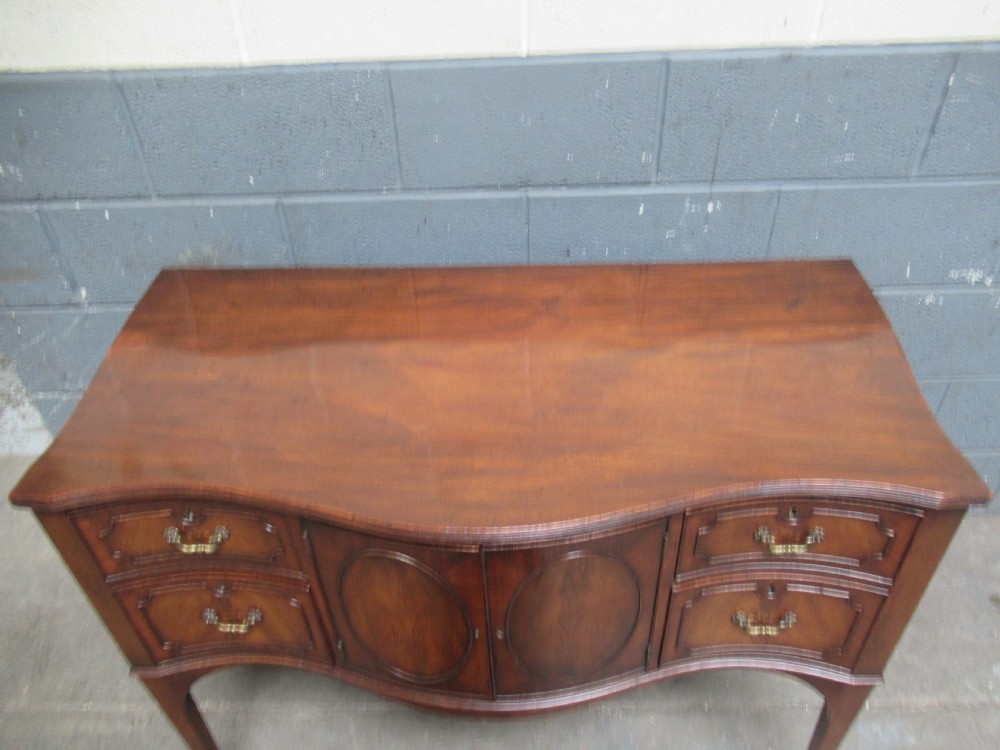 Small Georgian style mahogany  side board View IV