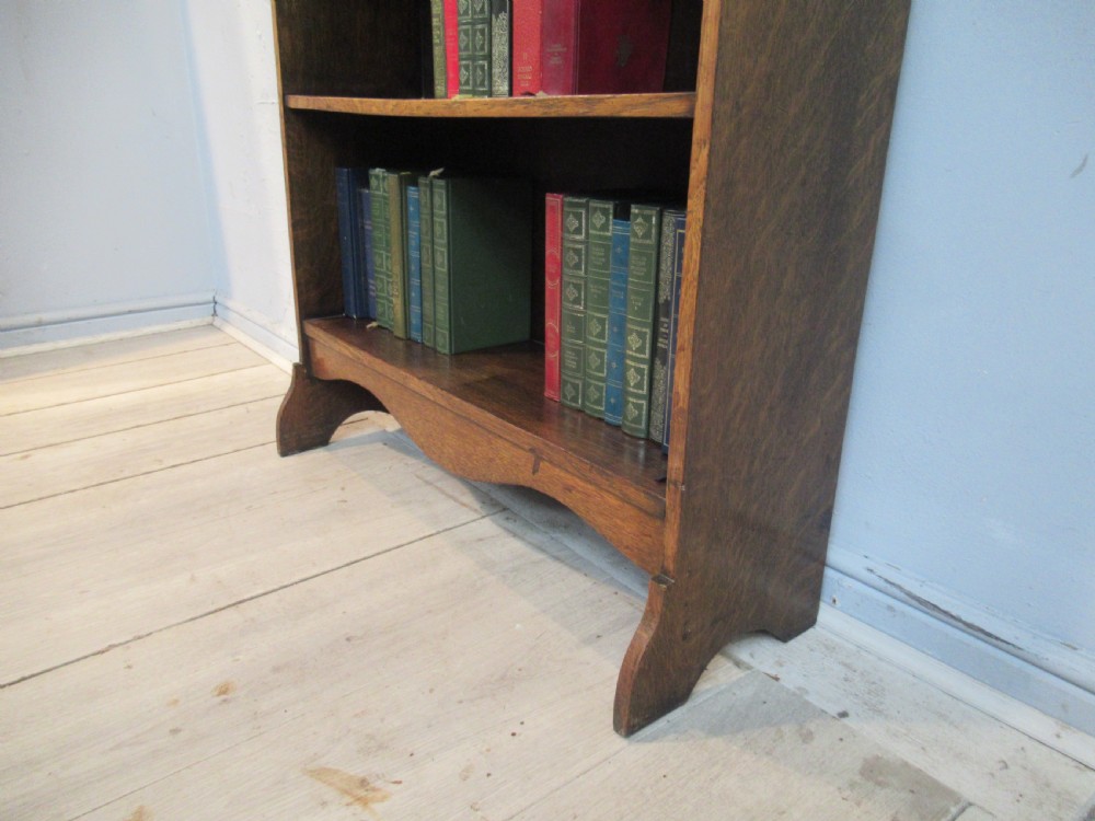 1920s   oak open bookcase  View VIII