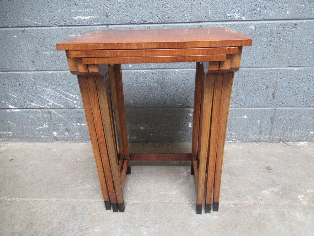 Art Deco   nest  of three occasional  tables View III