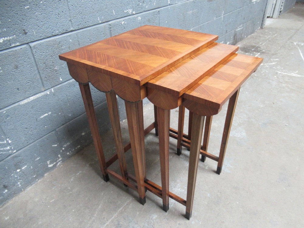 Art Deco   nest  of three occasional  tables View VIII