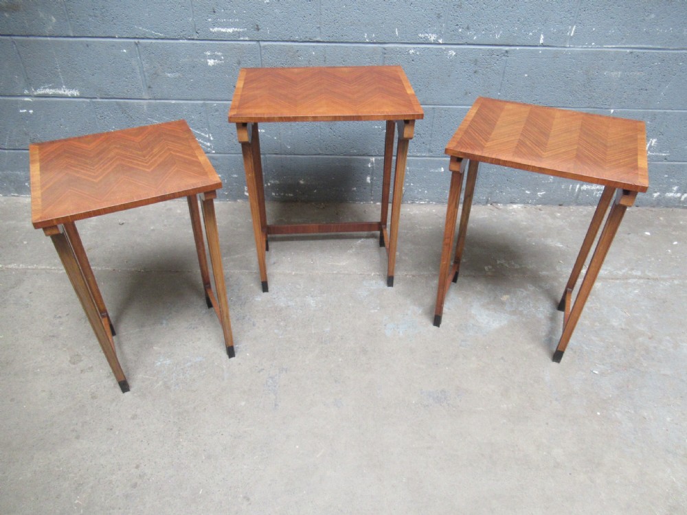 Art Deco   nest  of three occasional  tables View X