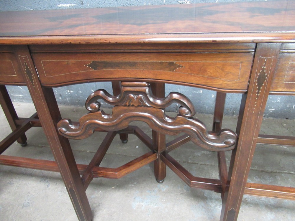 Long  decorated side or centre table  View V