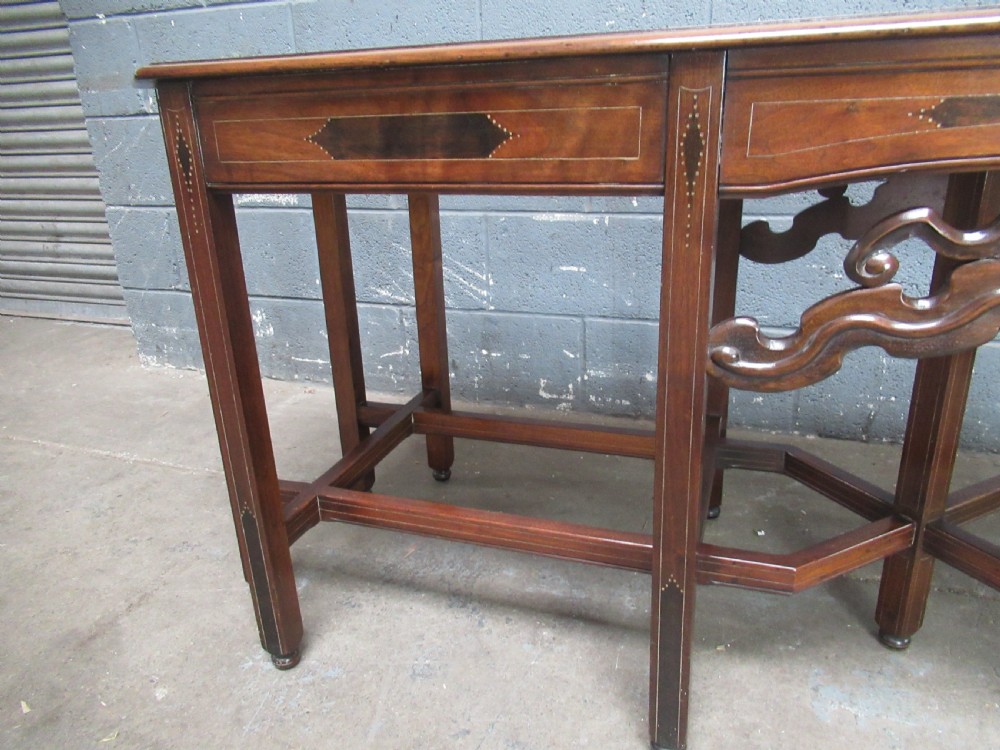Long  decorated side or centre table  View VII