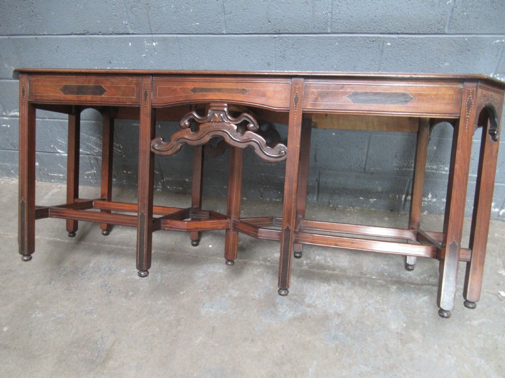 Long  decorated side or centre table  View IX