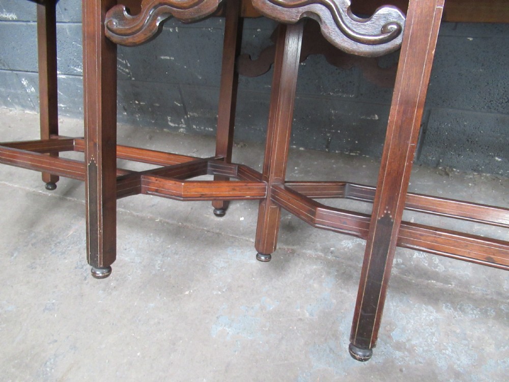 Long  decorated side or centre table  View XII