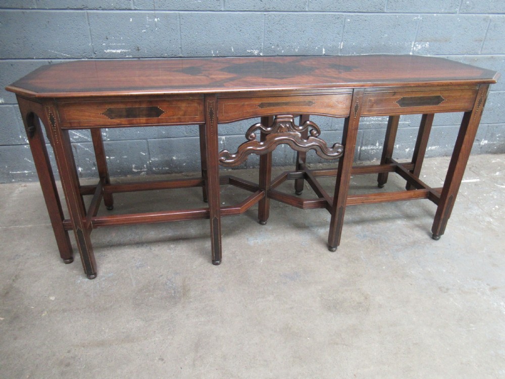 Long  decorated side or centre table  View XIII