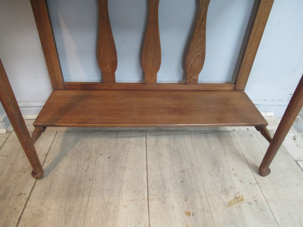 Oak  Arts and Crafts period  side  table View III