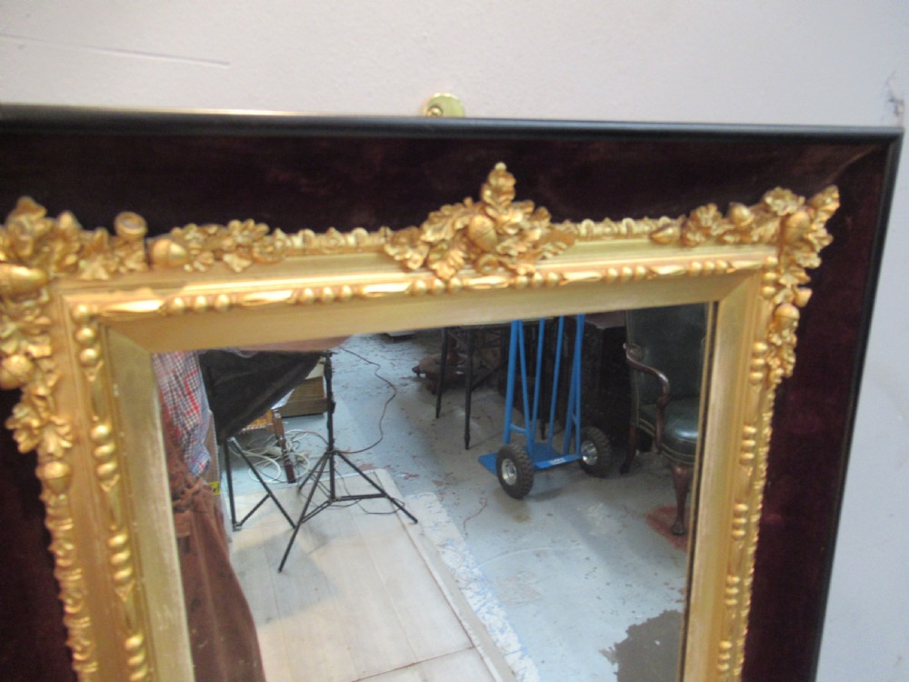 Late Victorian  gilt wall mirror  View II