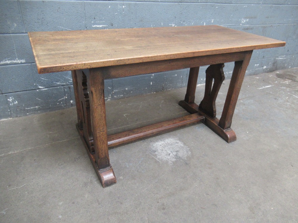 Oak refectory dining  table 