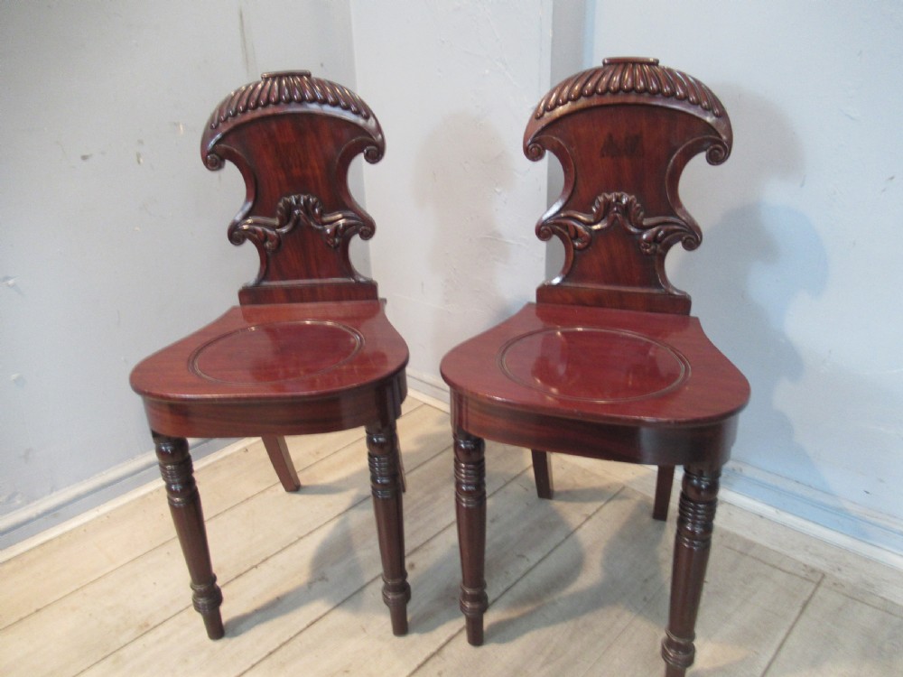 Pair of Regency period  side chairs View II