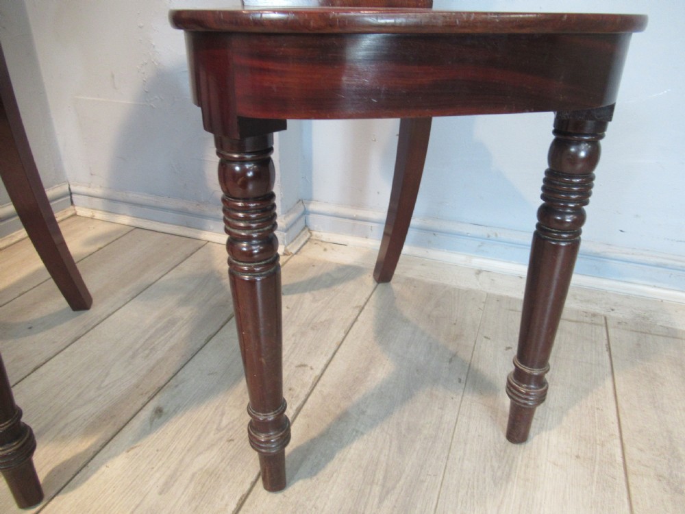 Pair of Regency period  side chairs View XI