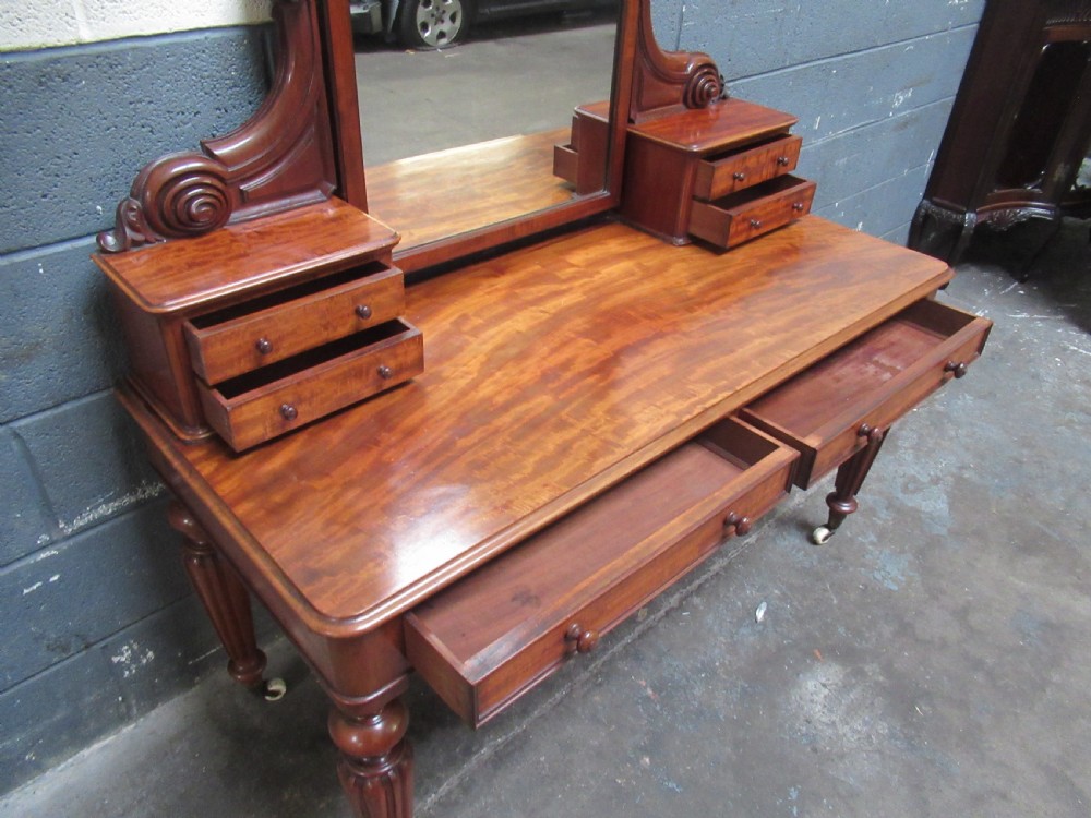 Victorian  period mahogany dressing table  View VIII