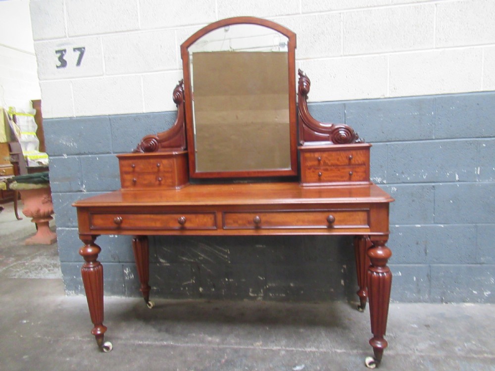 Victorian  period mahogany dressing table  View X