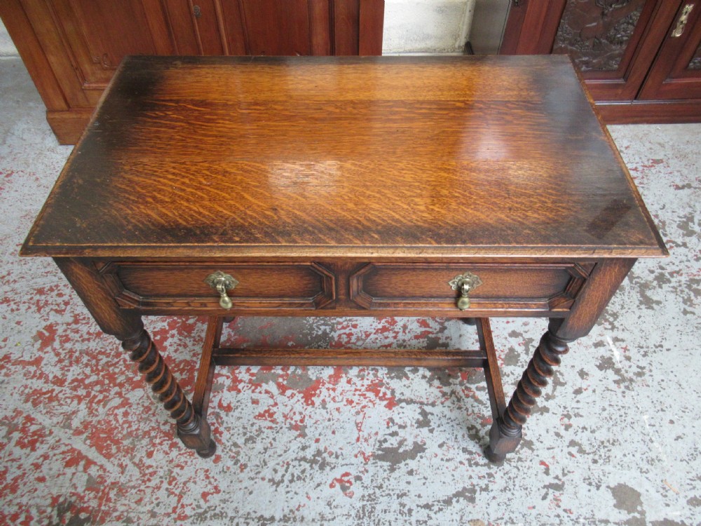 Oak 1920s  side table  View II