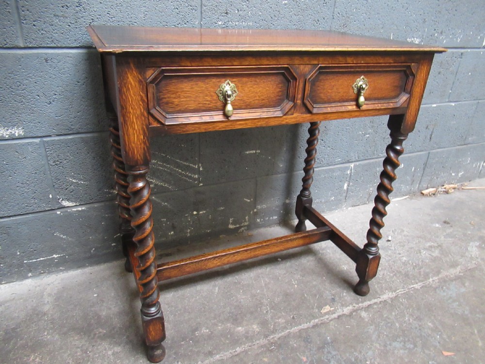 Oak 1920s  side table  View VIII