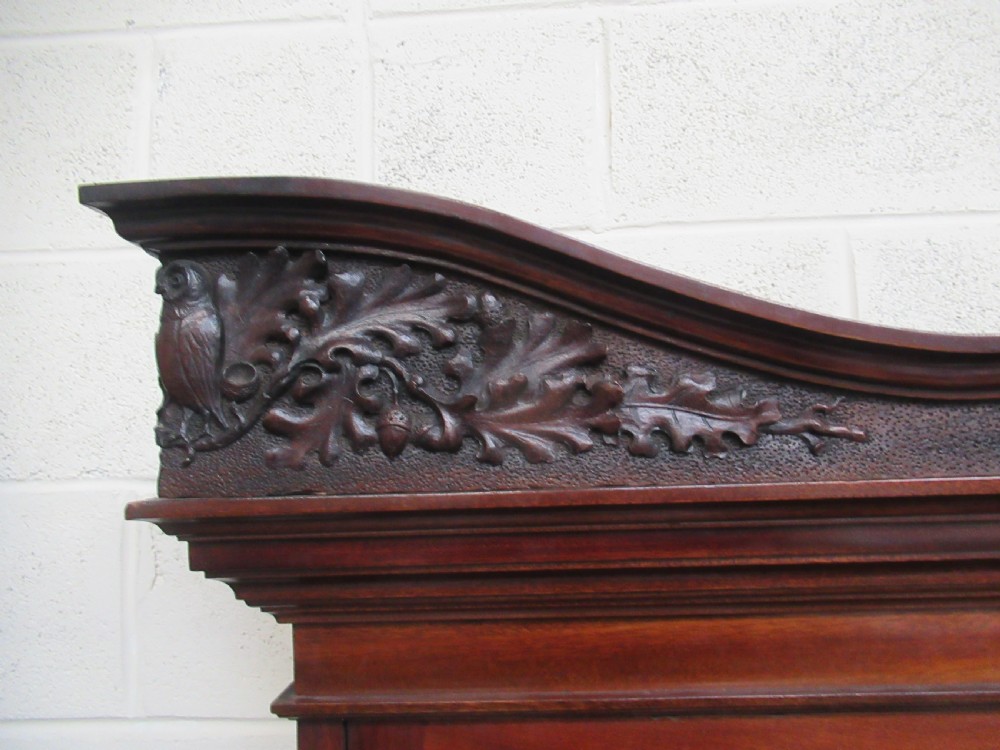 Victorian mahogany cupboard bookcase  View XVII