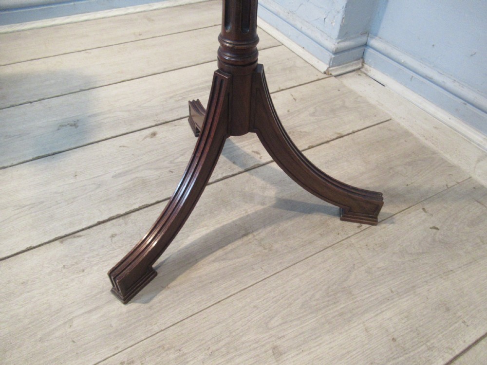 Pair of   Edwardian  mahogany   flower  or figure display  stands  View VIII