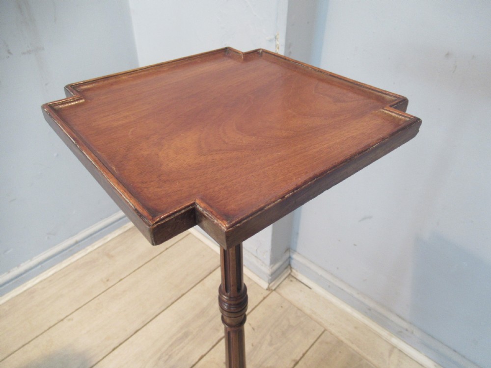Pair of   Edwardian  mahogany   flower  or figure display  stands  View IX