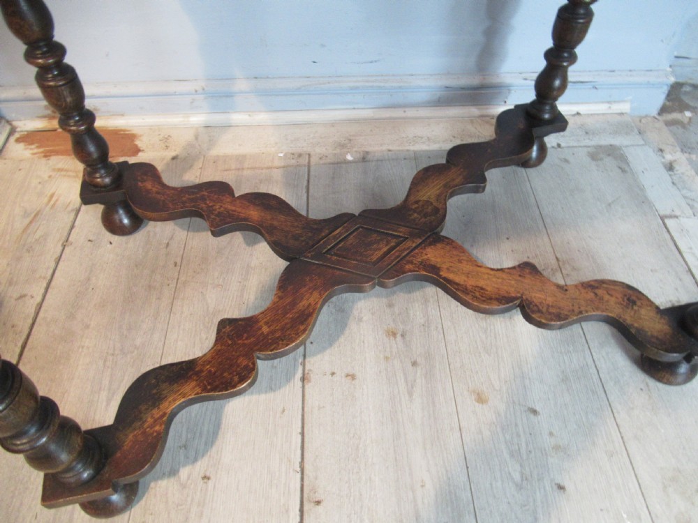 Oak Victorian period    side table  View VII