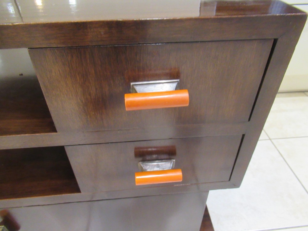 Art Deco  period mahogany  cabinet or lamp table  View VII