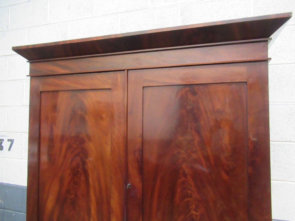 Victorian period   mahogany press type wardrobe View IV