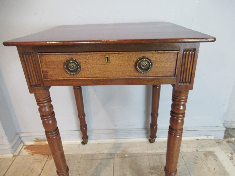 Victorian  mahogany   side or lamp table   View II