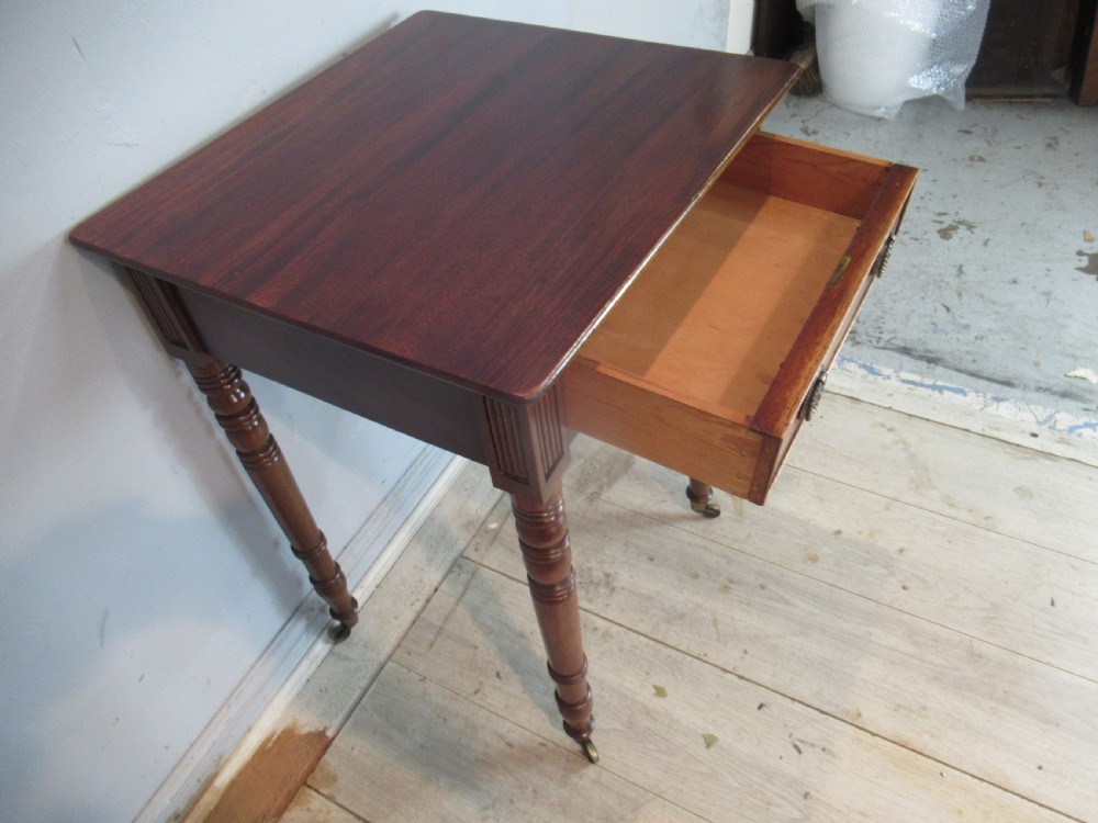 Victorian  mahogany   side or lamp table   View VI